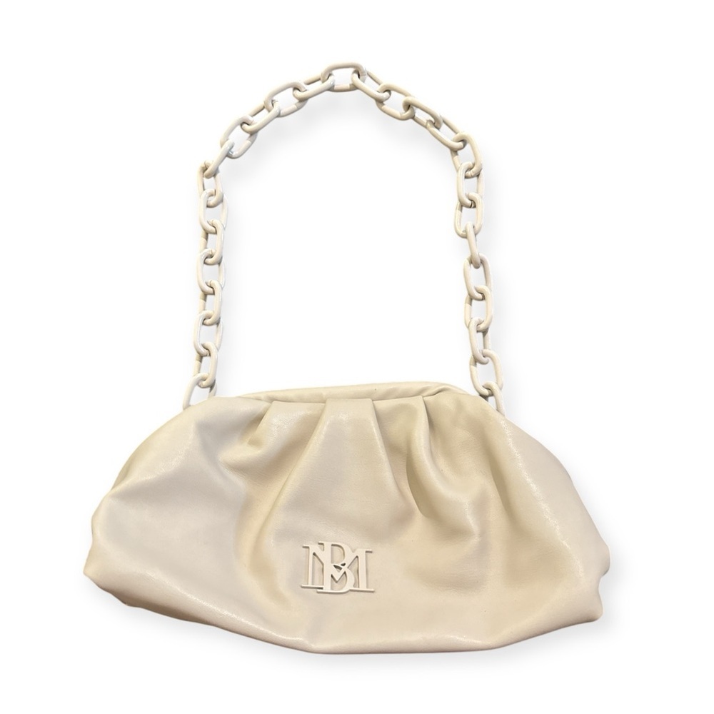 Badgley Mischka Ruched Convertible Clutch, a vegan leather handbag